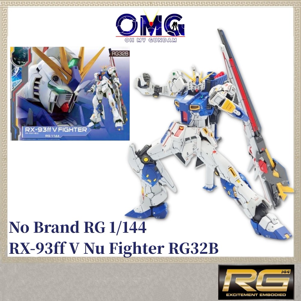 No Brand RG 1/144 RX-93ff V Nu Fighter RG32B RG RX-93FF Nu RX93 Nu ...