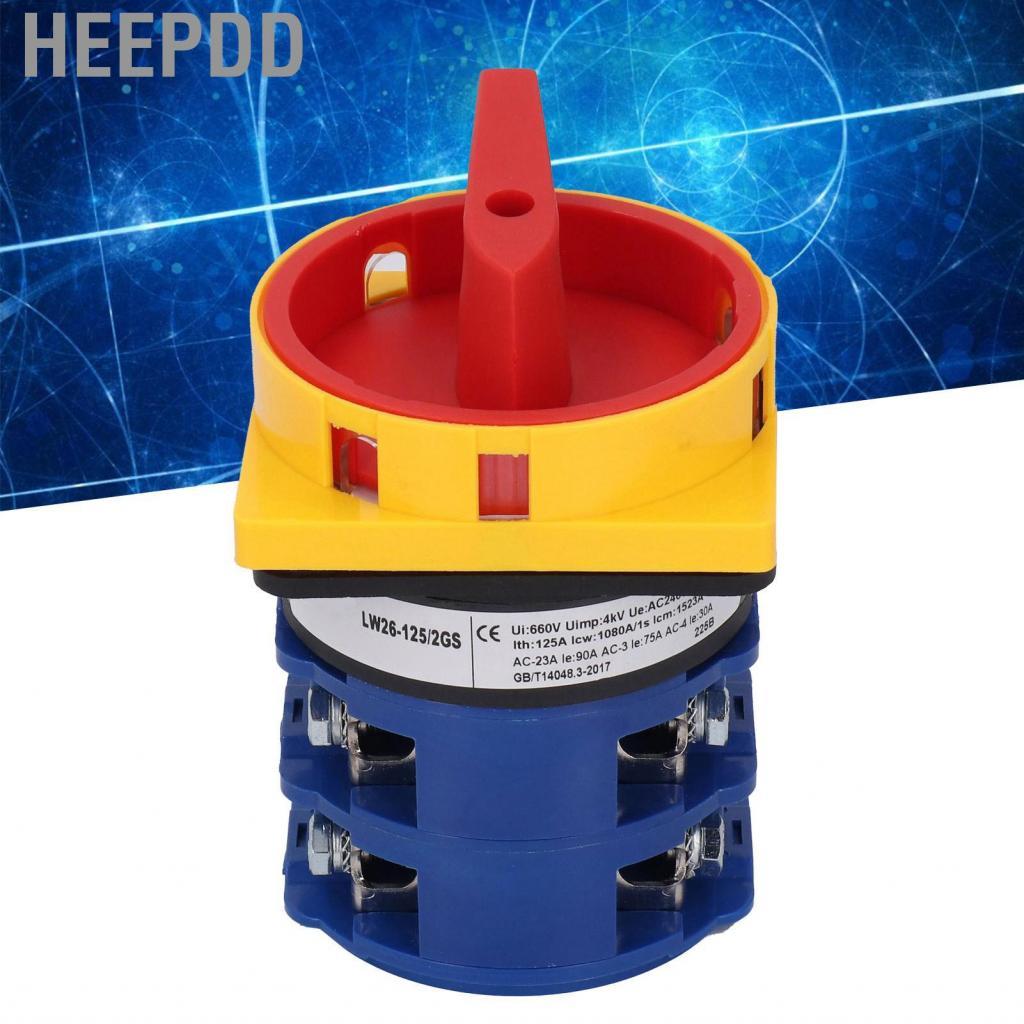 HEEPDD Universal Changeover Switch 2 Position Selector Padlockable Cam ...