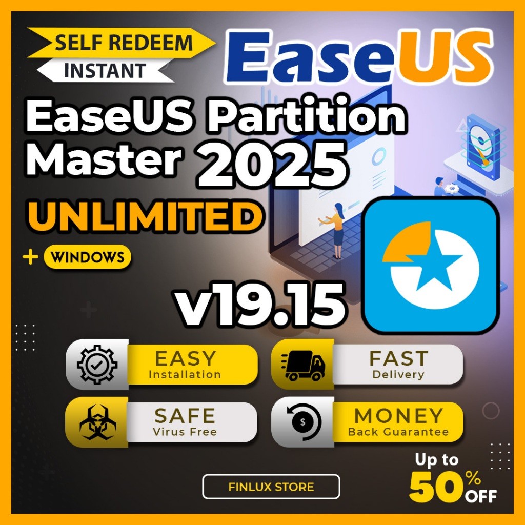 [SELF REDEEM] EaseUS Partition Master v19.15 Latest 2025 Unlimited ...