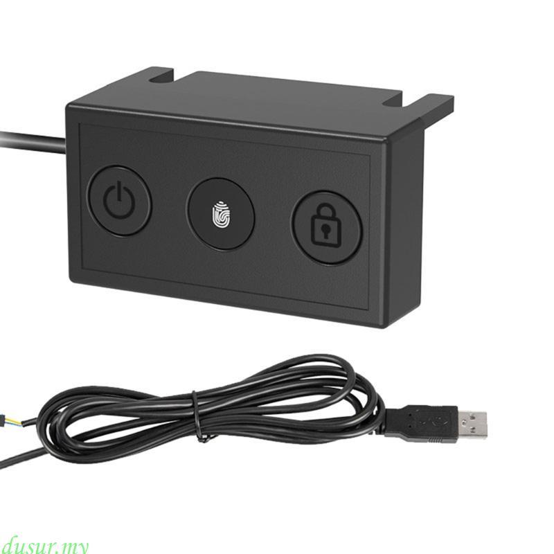 dusur7 Fingerprint Power Button for PC External PC Power Button Desktop ...