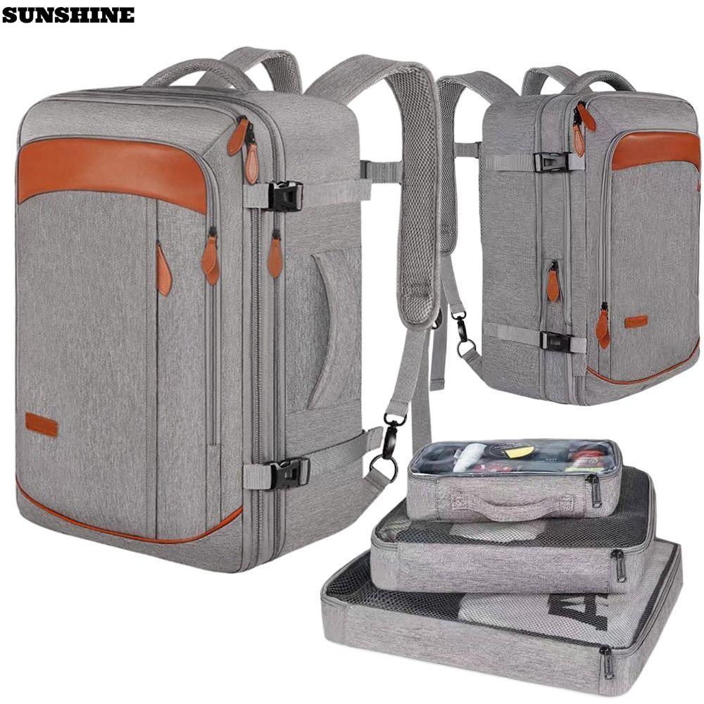 SUNSHINE Travel Backpack, Expandable Travel Luggage Bagpack, Fashion ...