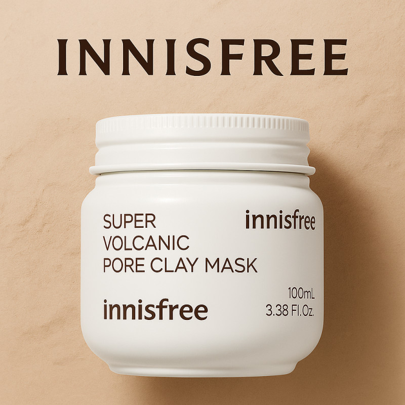 [INNISFREE] Super Volcanic Pore Clay Mask 100ml – Deep Cleansing Pore ...
