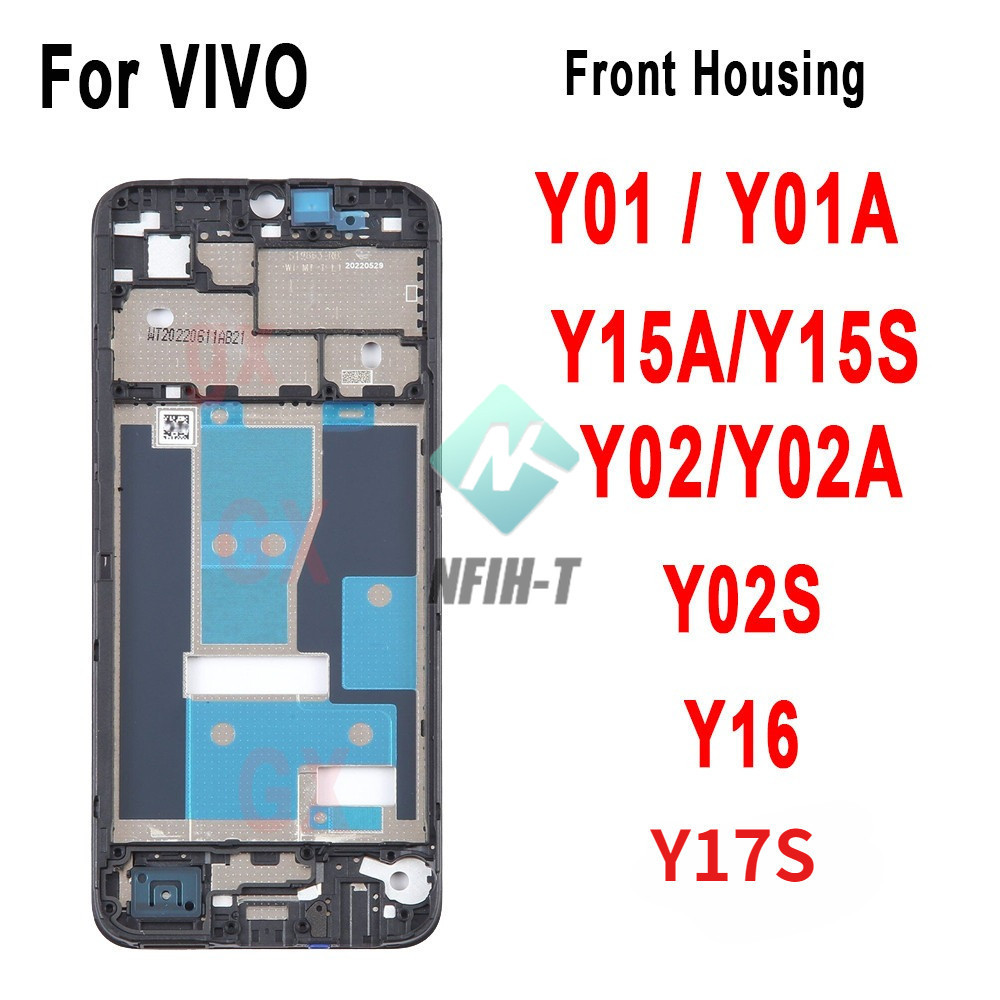 LCD frame for VIVO Y01 Y01A Y02S Y15A Y15S Y16 Y17S Middle frame ...