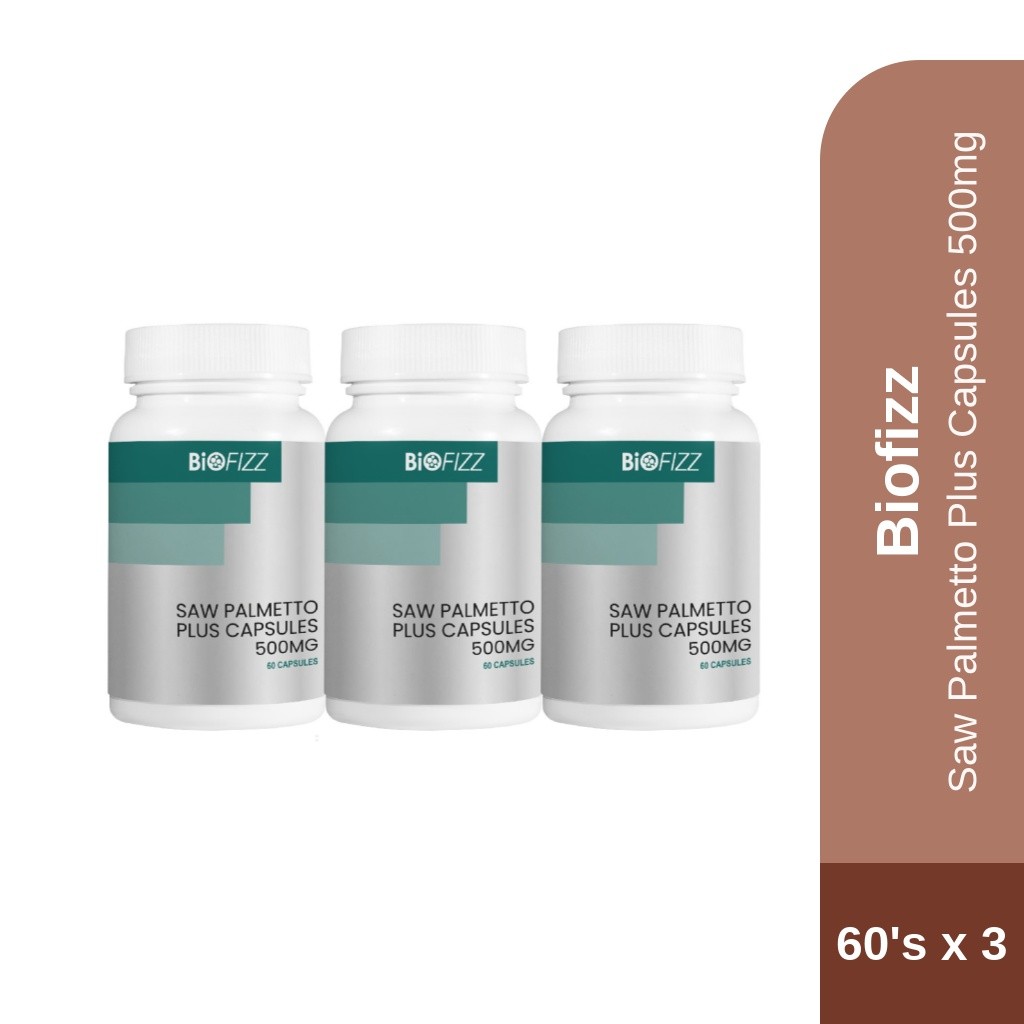 BIOFIZZ Saw Palmetto Plus Capsule 500mg 60'S X 3 Saw Palmetto ...