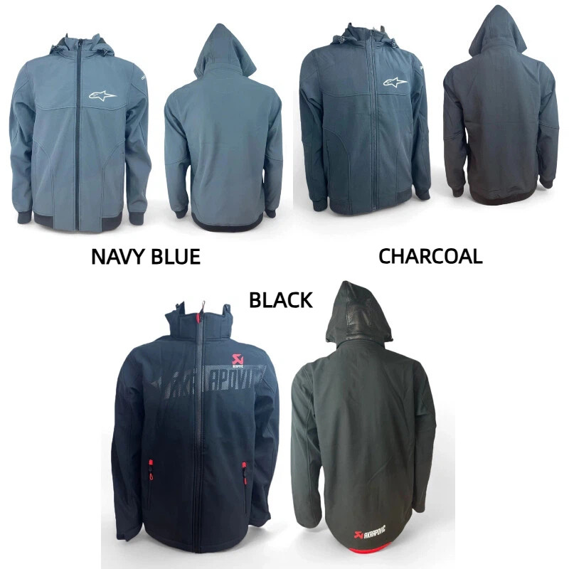 Alpinestars Akrapovic Primary Softshell Jacket Hoodie Unisex Riding ...