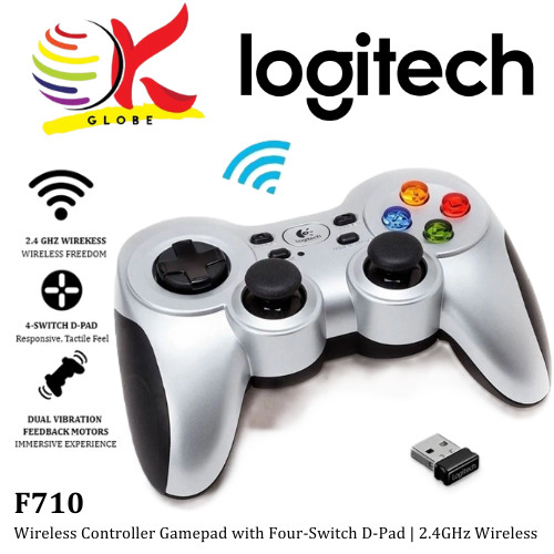 LOGITECH F710 WIRELESS CONTROLLER GAMEPAD WITH FOUR-SWITCH D-PAD / 2 ...