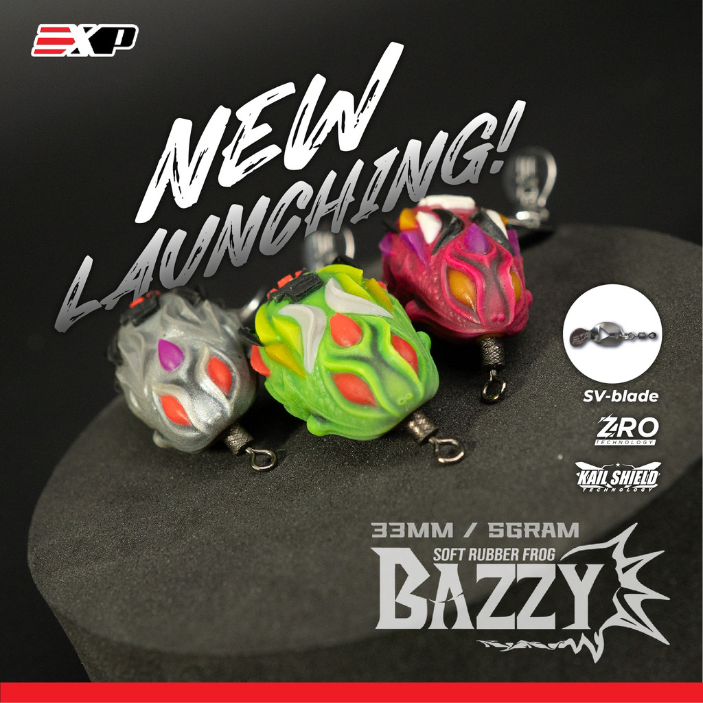 EXP Bazzy Soft Rubber Frog EXP Soft Frog Murah Haruan Killer Katak ...