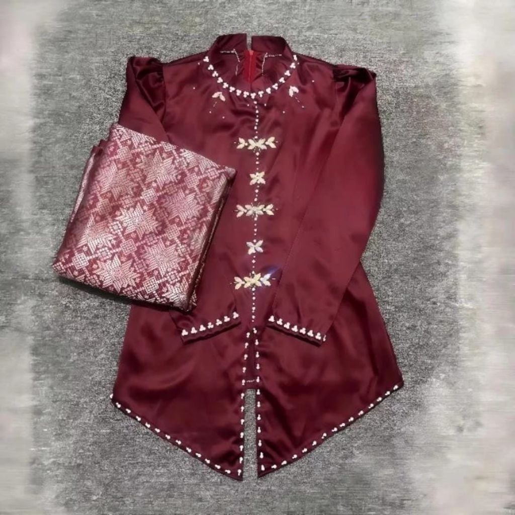 [ Terbaru!!! ] Alana One Set Baju Kurung Melayu Rok Songket Modern ...