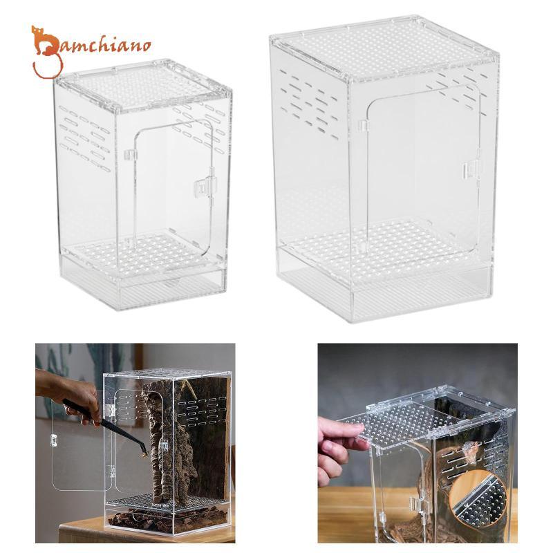 [Gamchiano] Acrylic Spider Enclosure Cage Breeding Box Spider Tank ...