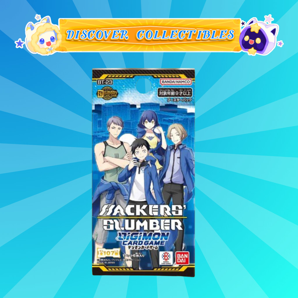 BT23 Digimon Card Game Hacker Slumber Booster Pack | Shopee Malaysia