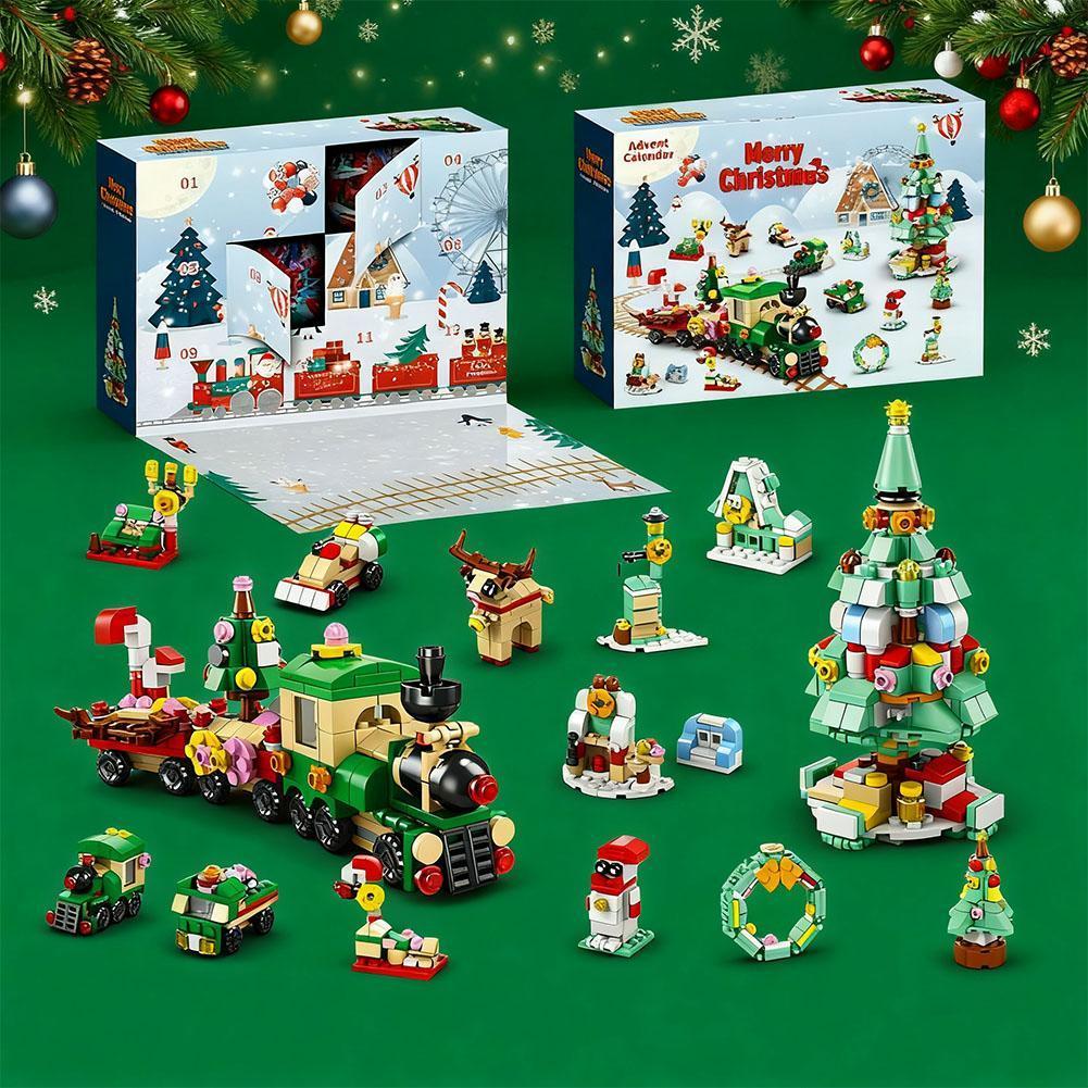 Christmas Advent Calendar Gift Box Diy Christmas Bricks Surprise ...