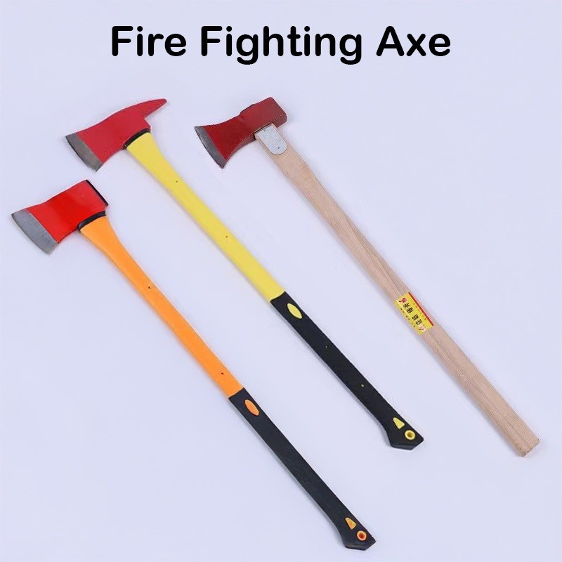 90cm Fire Fighting Axe Pick-Head Axe High Carbon Steel Head / Kapak ...