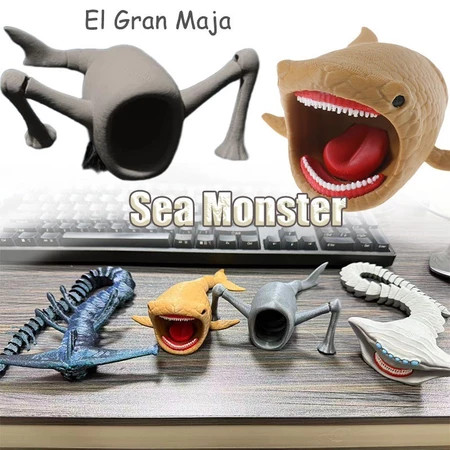 Sea Monster Toys Ghost Leviathan El Gran Maja Action Figure Sea Eater ...