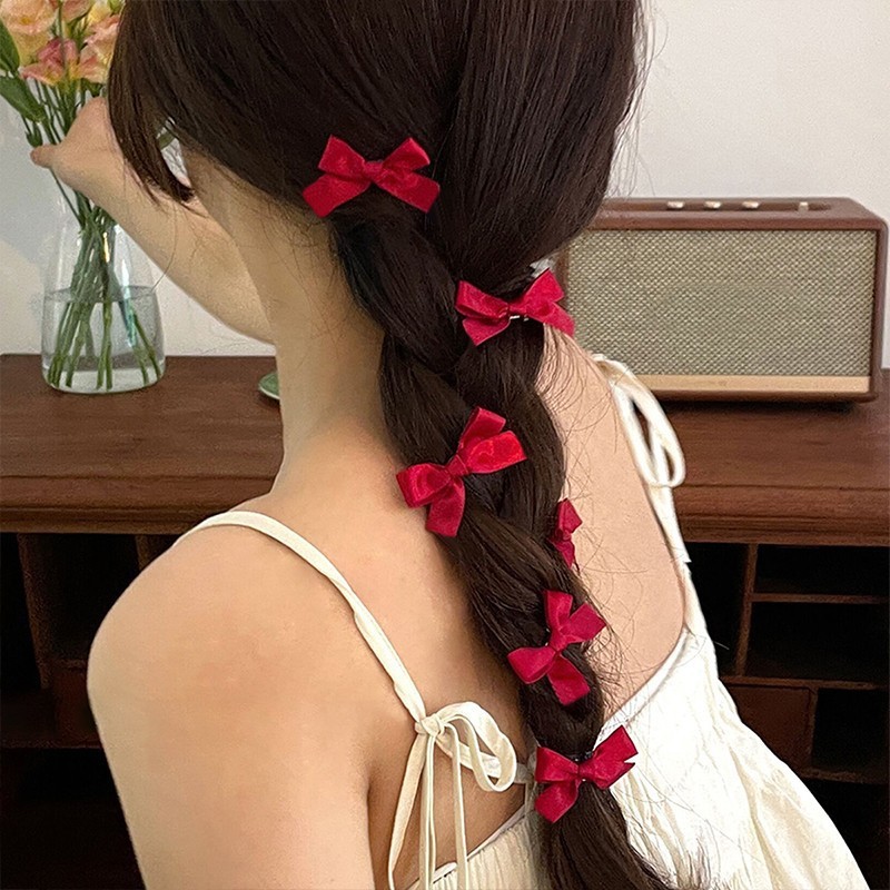 [Ada Stok] Klip Rambut Tunduk Pelbagai Warna 4cm Gaya Balet Aksesori ...