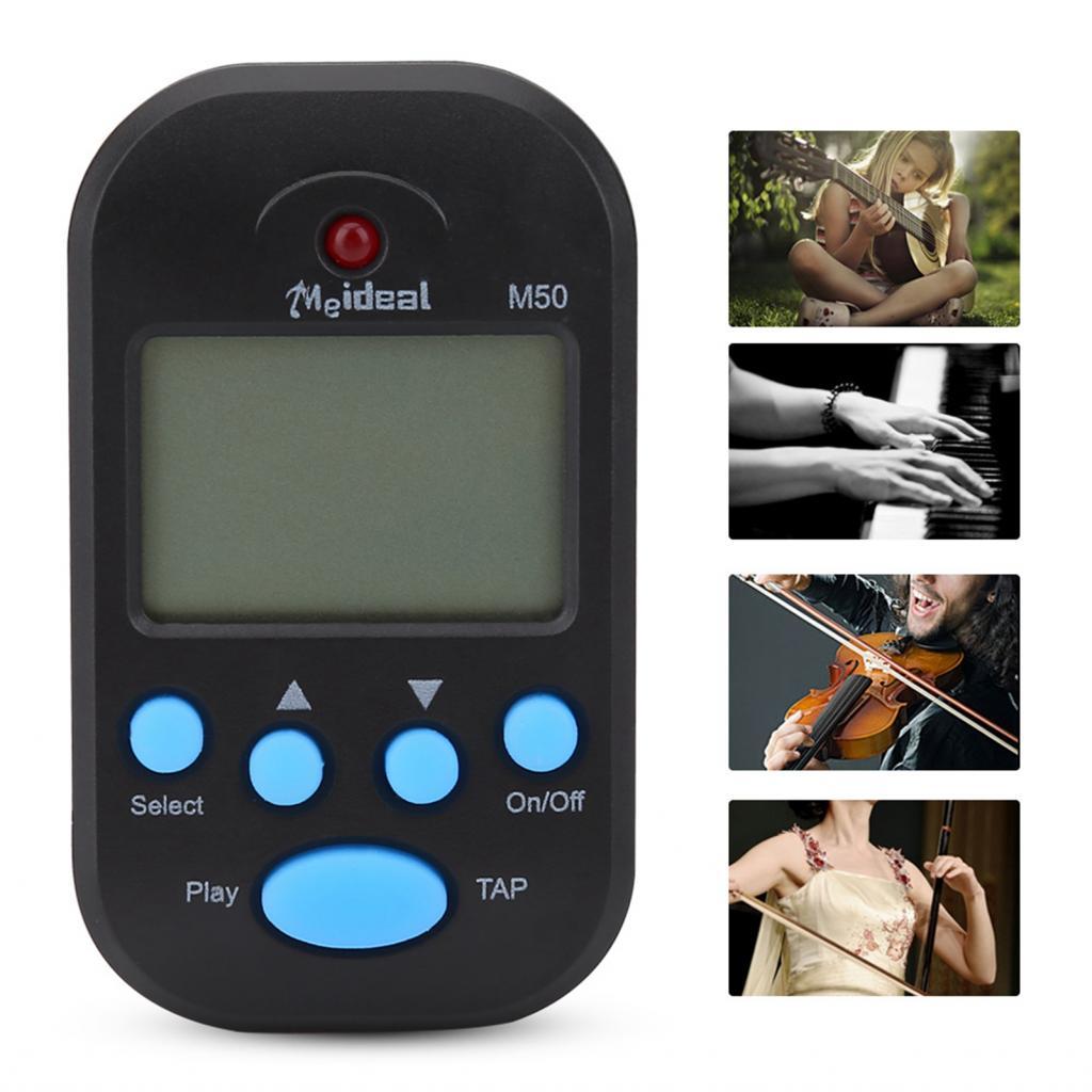 SHUAIGUO Mini Digital Beat Tap M50 Tempo Metronome - Portable Double ...