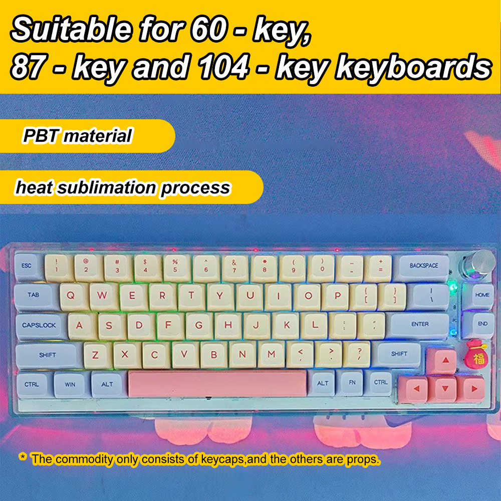 XDA Keycaps PBT Mechanical Keyboard Dye Sublimation Multi-color ...