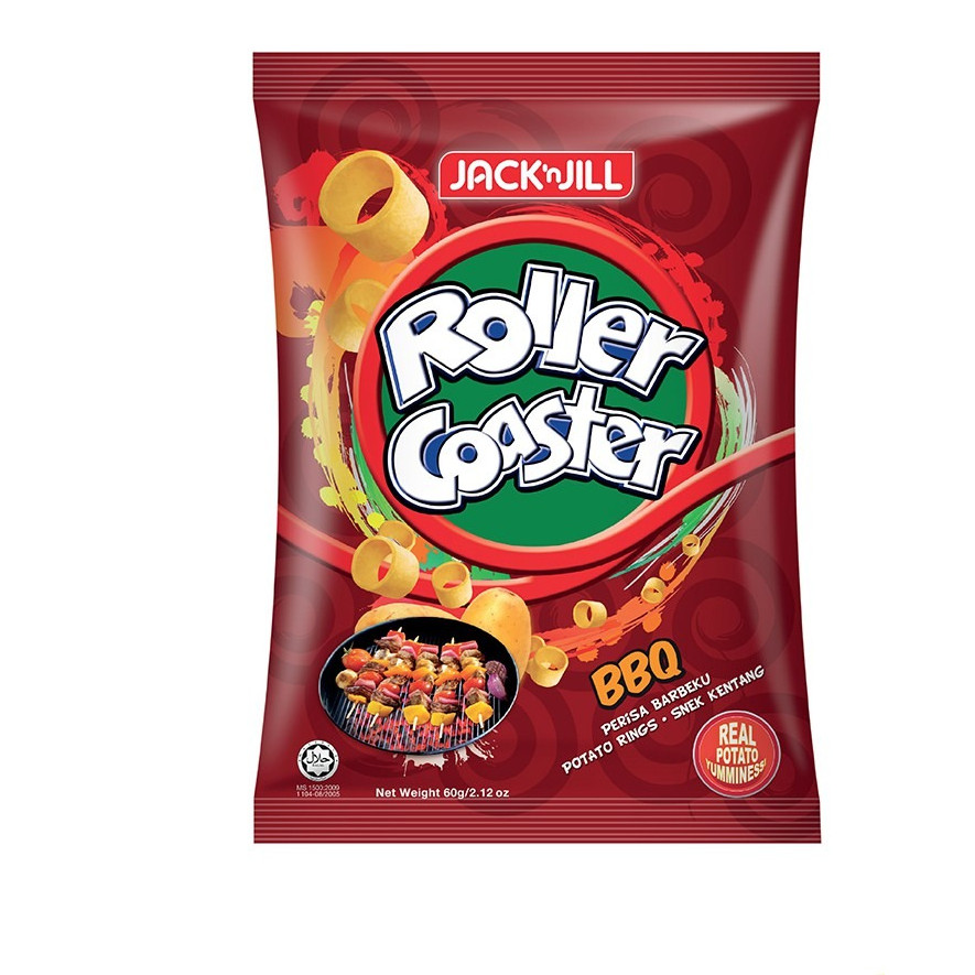 Jack ‘n Jill Roller Coaster - BBQ (60g) | Shopee Malaysia