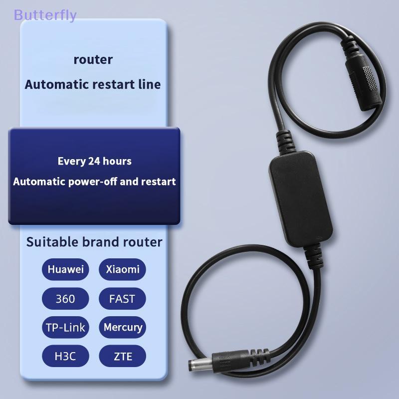 [Butterfly] 24H Automatic Power Off Reset DC 5V-15V Rout-er Rebooter ...
