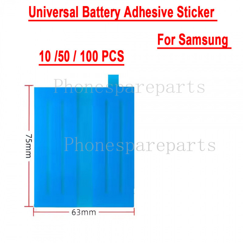 10/50/100 pcs Universal Battery Adhesive Sticker For Samsung Galaxy S A ...