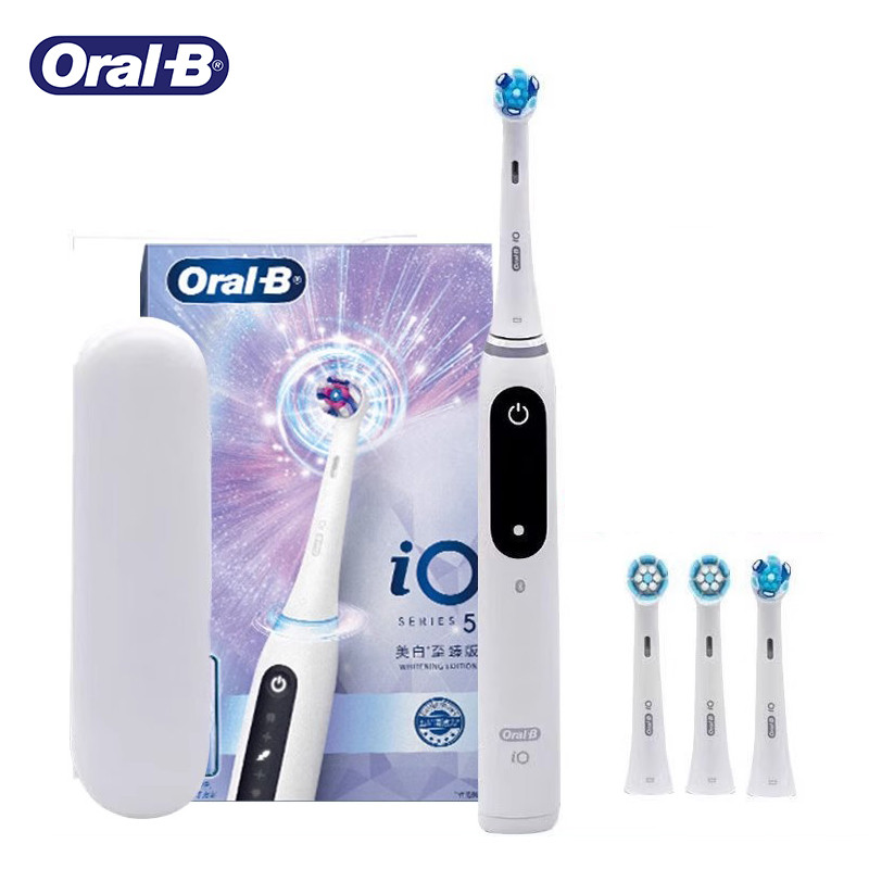 Oral-B New IO5 IntelligentMagnetic Tech Electric Toothbrush 4modes ...