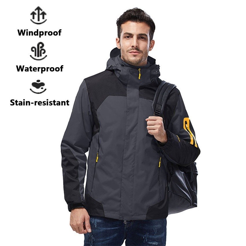COD Men's Outdoor Jacket Windbreaker Waterproof Quality Fashion Color ...