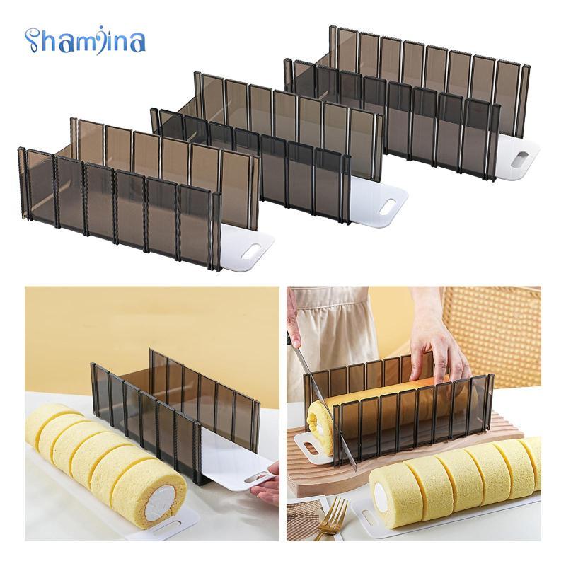 Shamjina Swiss Roll Cutting Mold Smoother Accessories Scale Ruler with ...