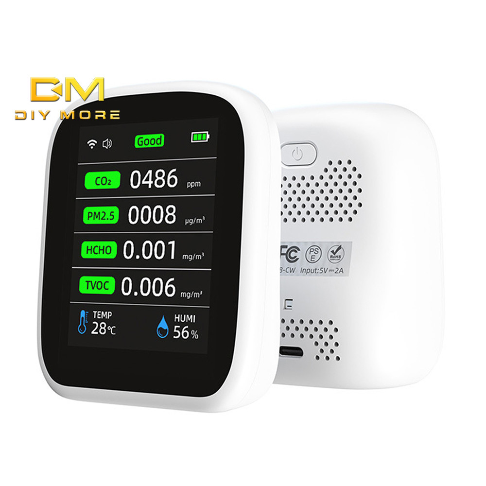 Illustration of Smart Air Quality Monitoring And Humidity Control Systems