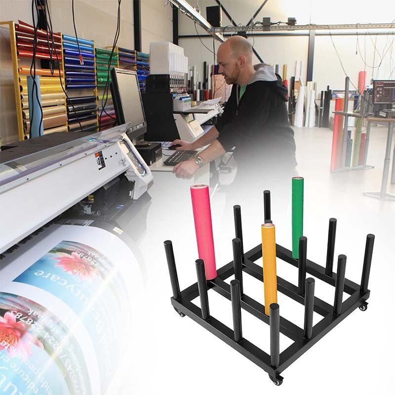 Detachable Cross-Border Round Tube Cart Placement Rack File Iron Art ...
