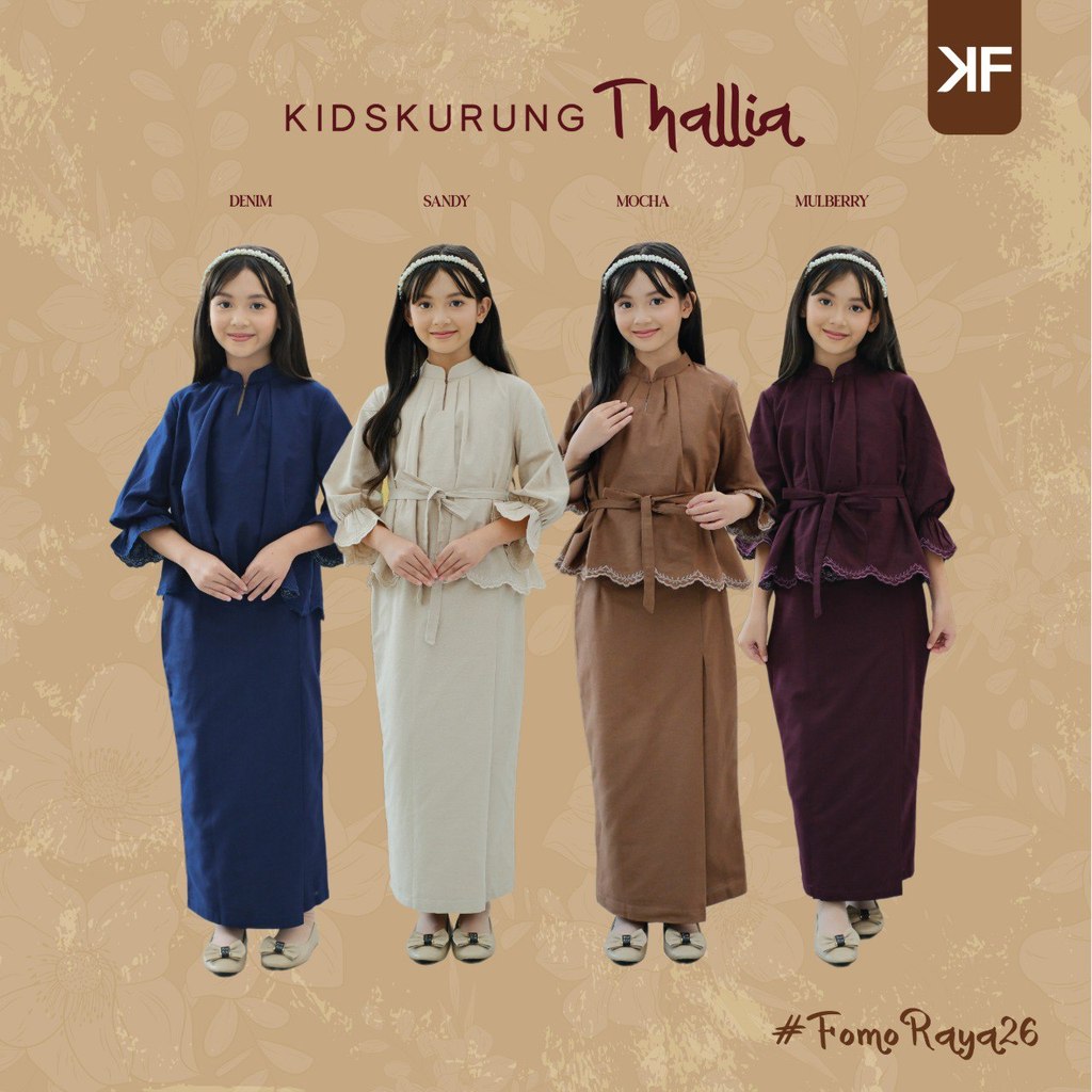 Thallia Kurung Kids Raya 2026 Baju Raya Anak | Shopee Malaysia