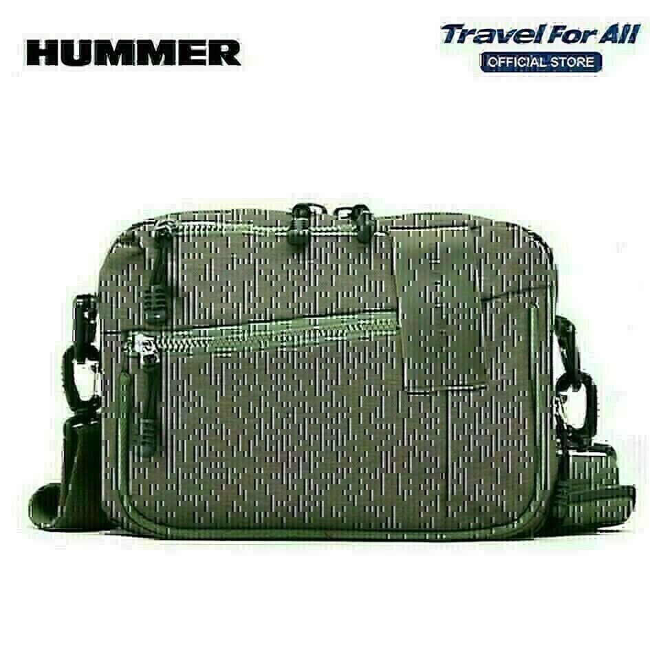 Hummer Horizontal Sling Bag - Black/Grey/Brown | Shopee Malaysia