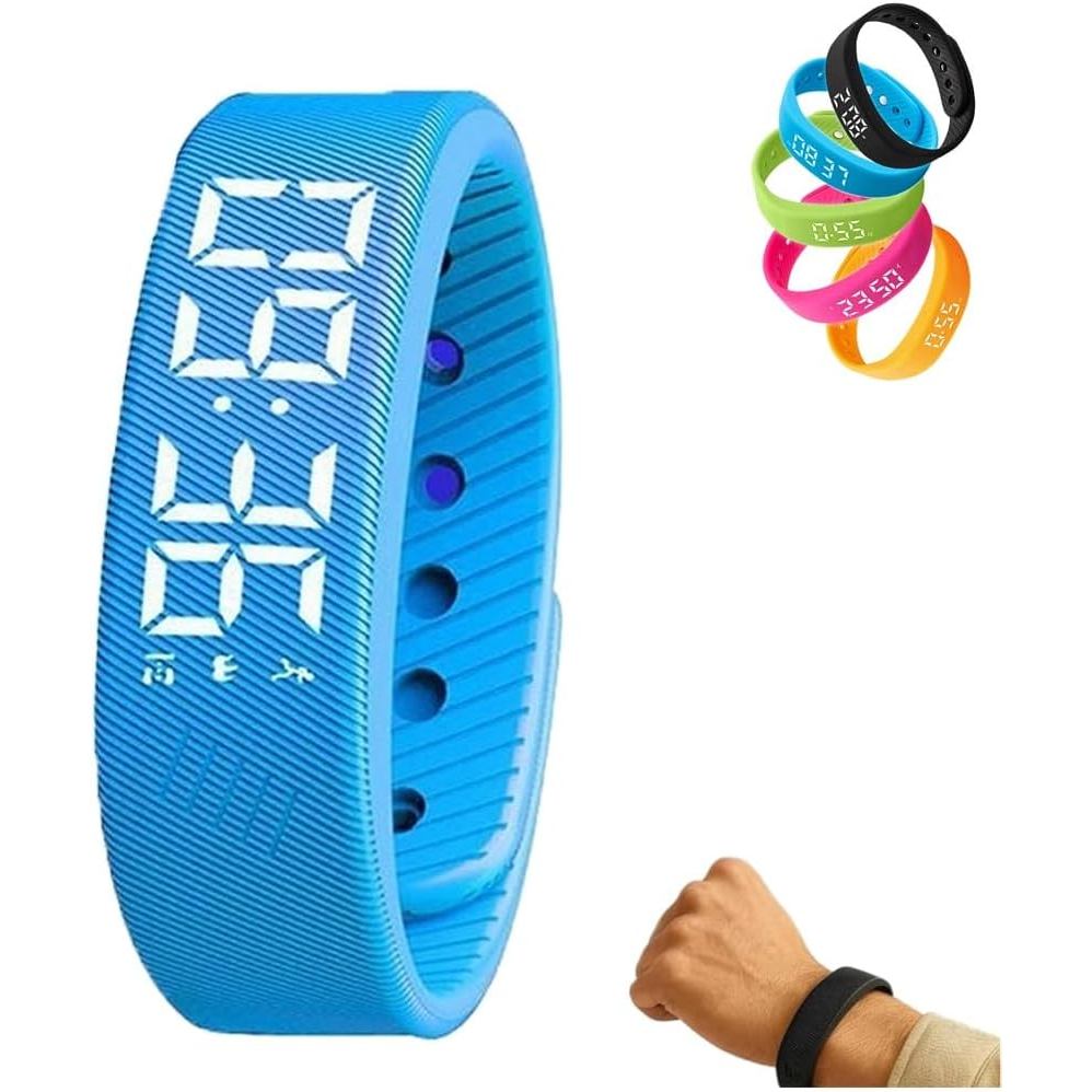 get phone to vibrate on silent Alarm Clock Watch, Wearable Silent Vibrating Alarms Wristband, Waterproof  Rechargeable Vibrating Alarm Clock for Heavy Sleepers,Sleep & Wake up  Naturally Without Disturbing Partner