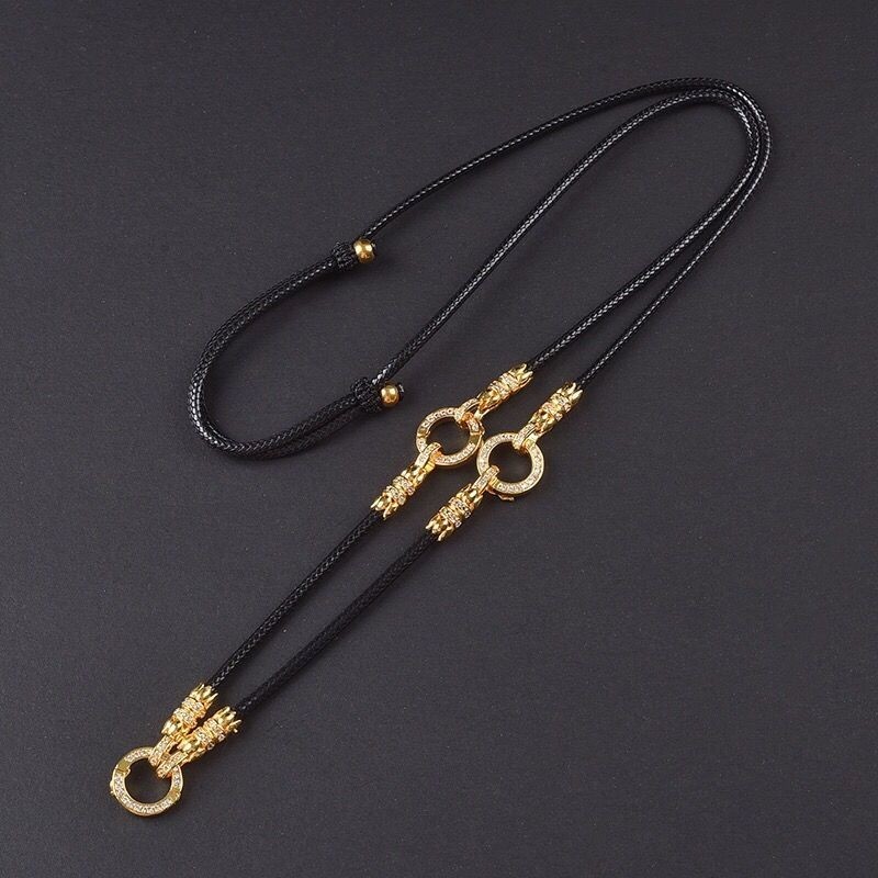 T Thailand Original Amulet Rope Micro-Inlaid Gold-Plated Quick Release ...