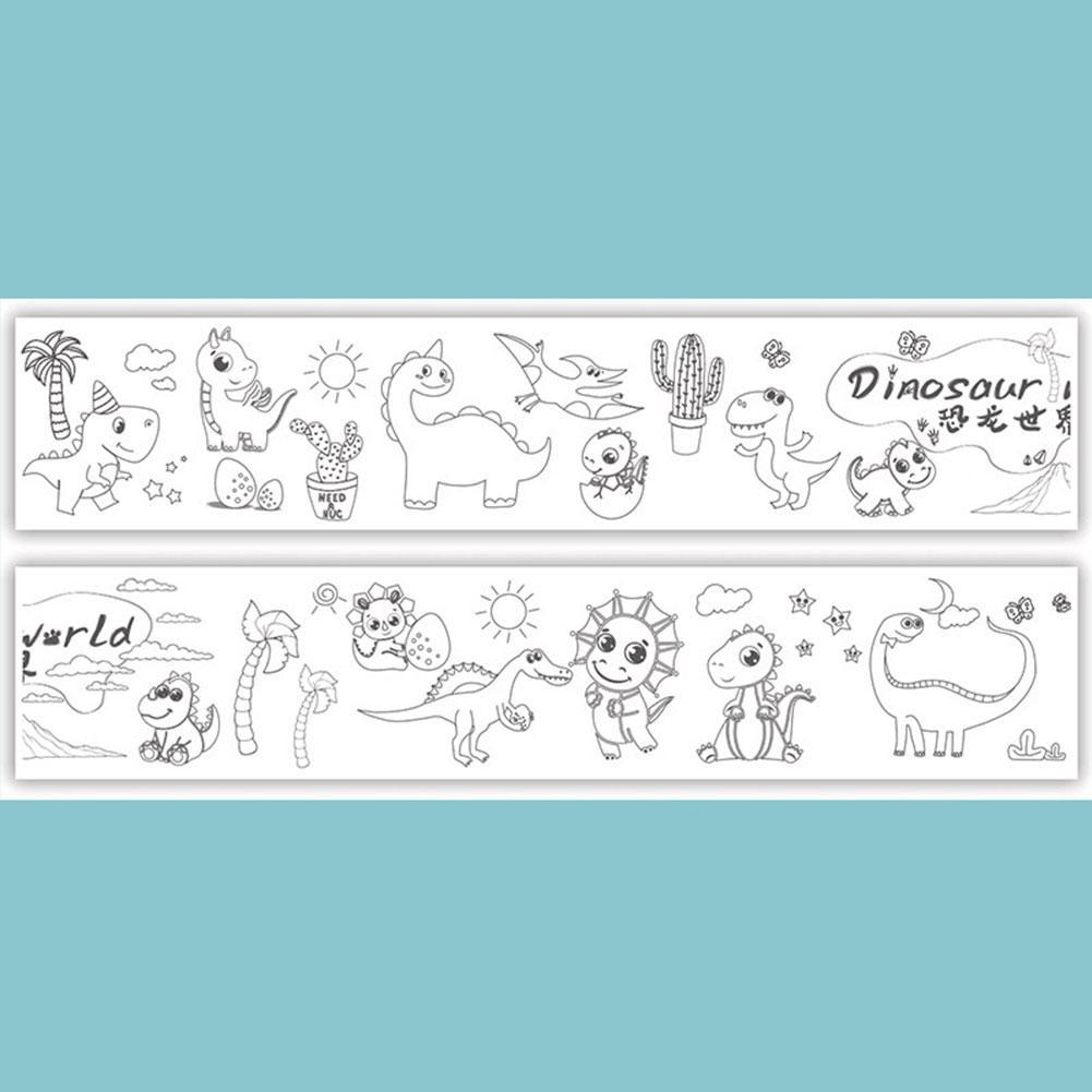 3m Paper Drawing Rolls Coloring Rolls For Kids Educational Toys Diy ...