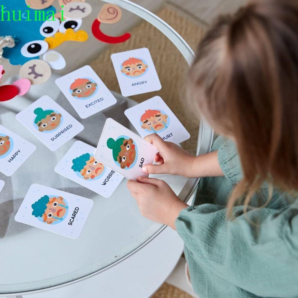 HUIMAI Emotional Learning Toy, Describe Feelings Montessori Social ...