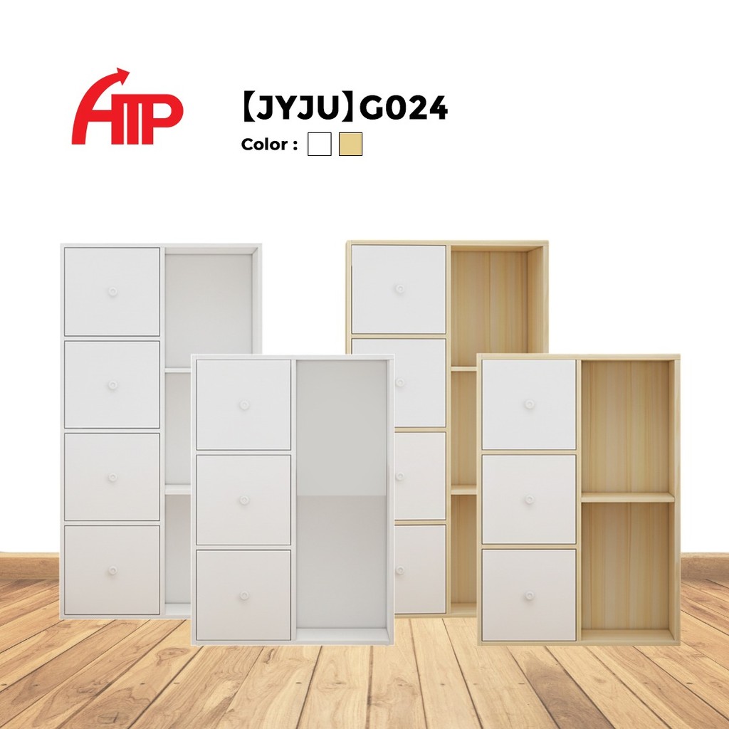 ATP Kabinet Floor-Standing Bookshelf Simple Home Storage Shelves Multi ...