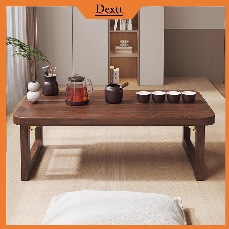 Folding kang table, bay window table, folding coffee table, bedroom tea ...