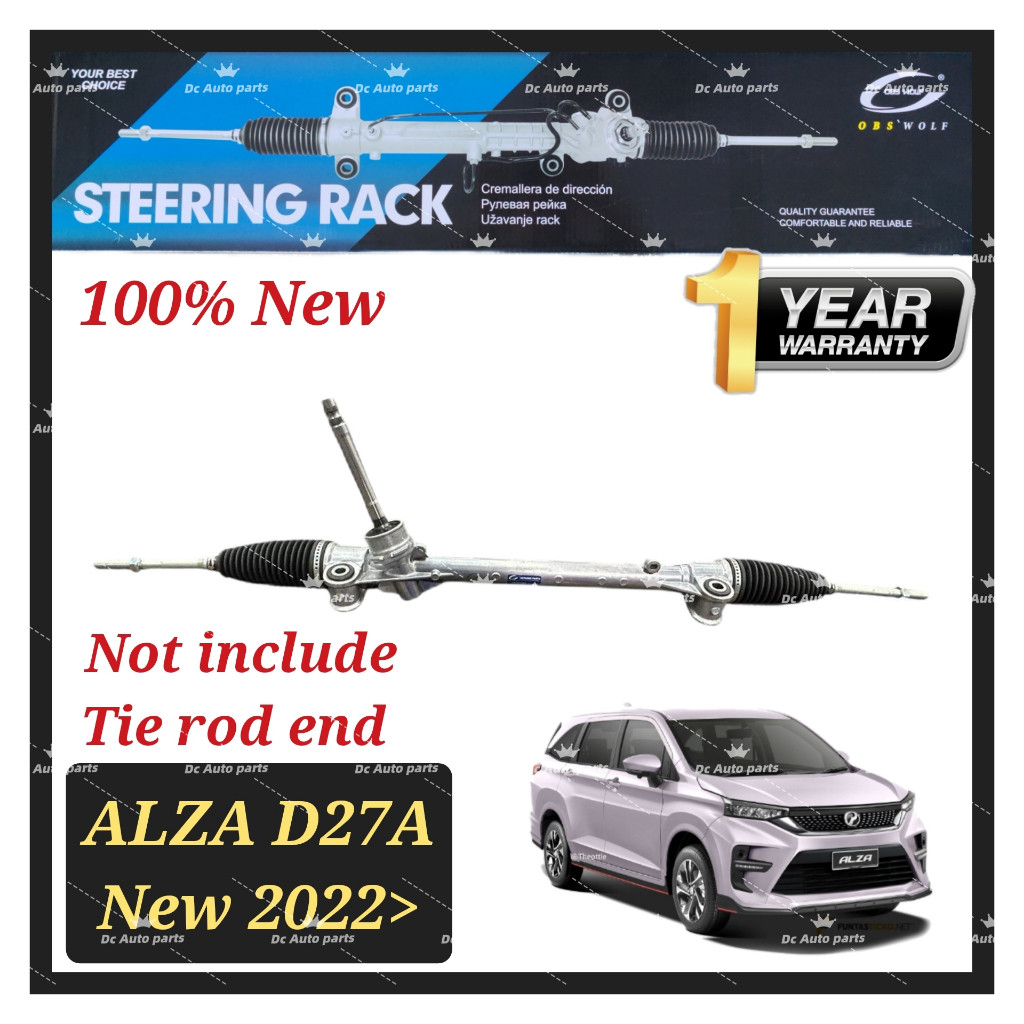 (WARRANTY 1YEAR) 100% NEW POWER STEERING RACK ASSY PERODUA ALZA D27A ...