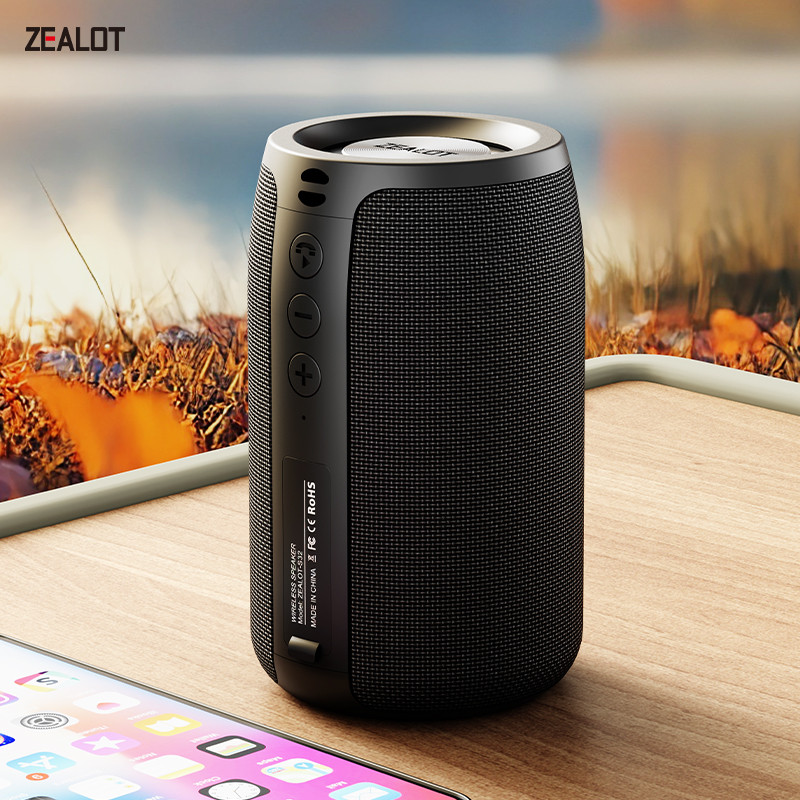 New ZEALOT Wireless Bluetooth Speaker Mini Portable Subwoofer TWS Dual ...