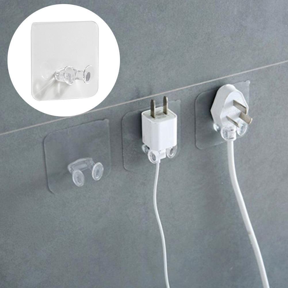 Wall Storage Hook Power Plug Socket Holder Wall Home Office Hanger ...