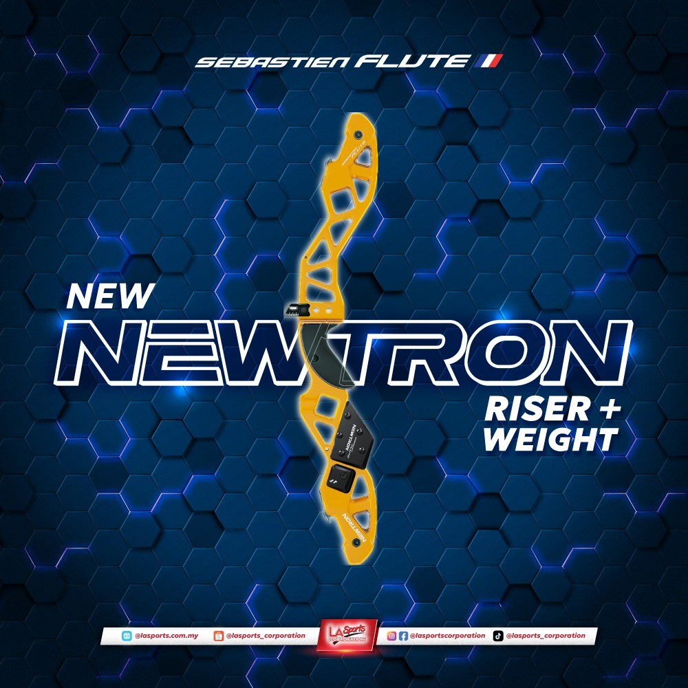 Sebastien Flute Newtron Riser 25 Custom Barebow Aluminuim Weight 