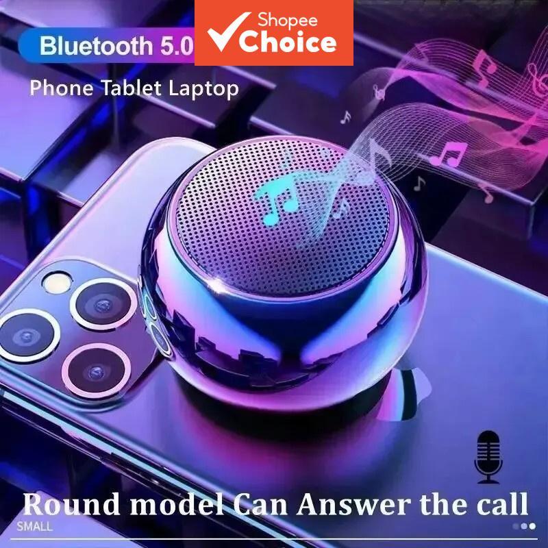 M3 Metal Bluetooth Speaker Outdoor Mini Portable Heavy Bass Steel ...