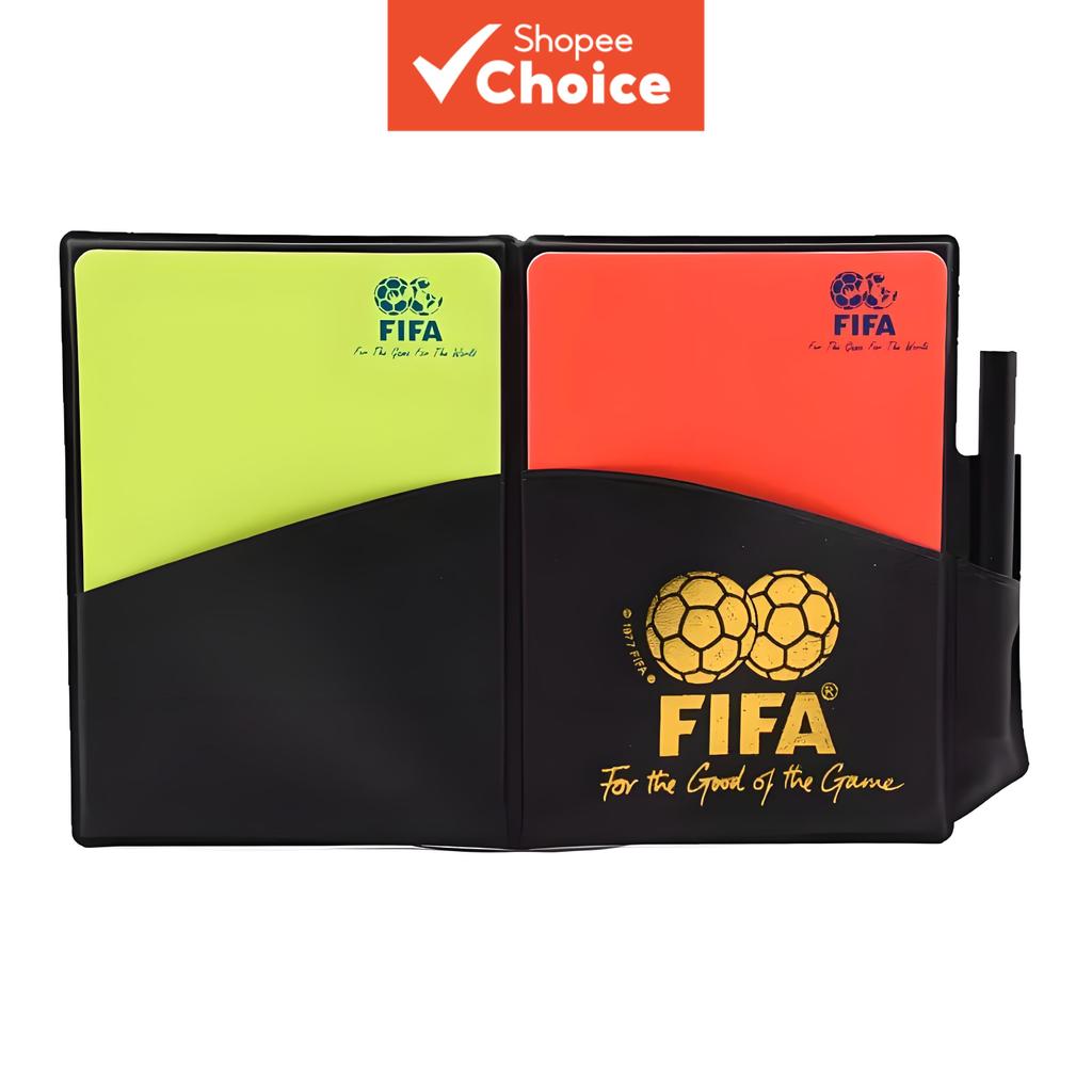 Football Red And Yellow Card Set With Leather Wallet, Scorebook, Pencil ...