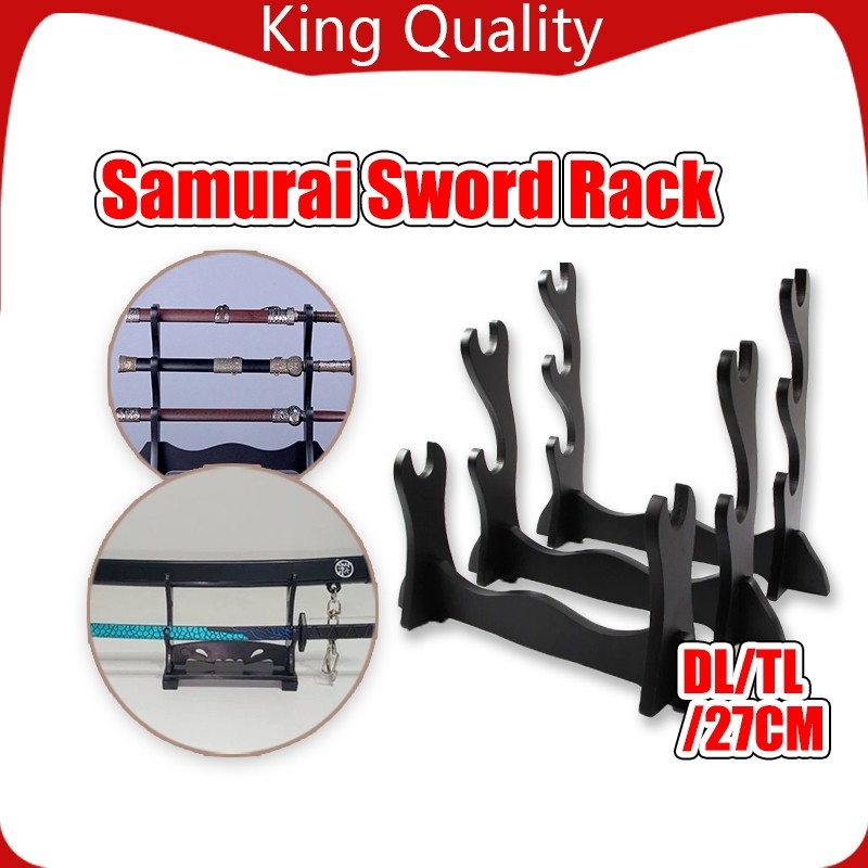 1 Tier/2 Tier/3 Tier/Wooden Knife Rack/Anime Katana Stand/Game Weapon ...