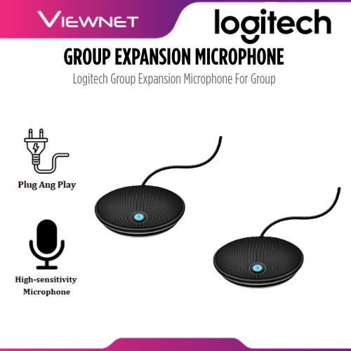 LOGITECH GROUP EXPANSION MICROPHONE EXTERNAL MIC FOR SPEAKERPHONE ...