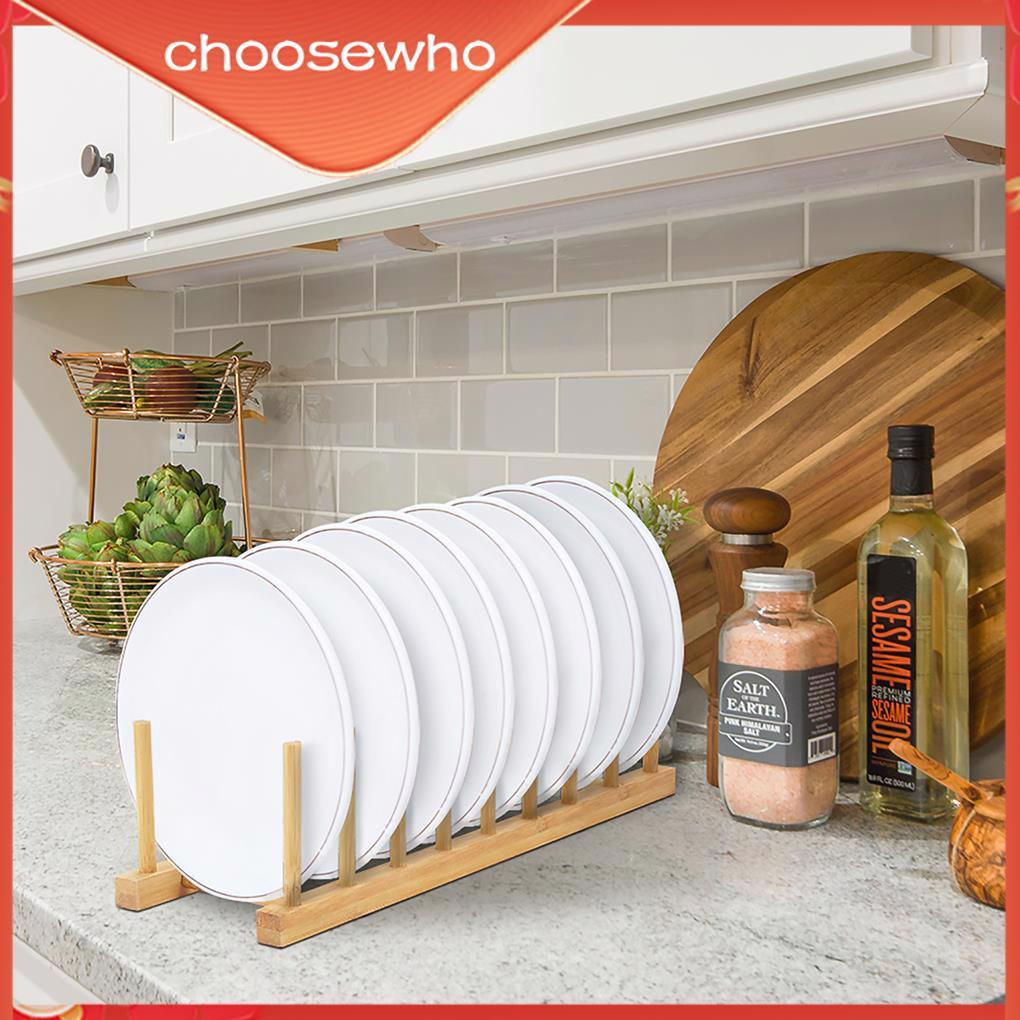 Solid Wood Bamboo Plate Racks Shelves Drainboard Kitchen Pot Lid Cups ...