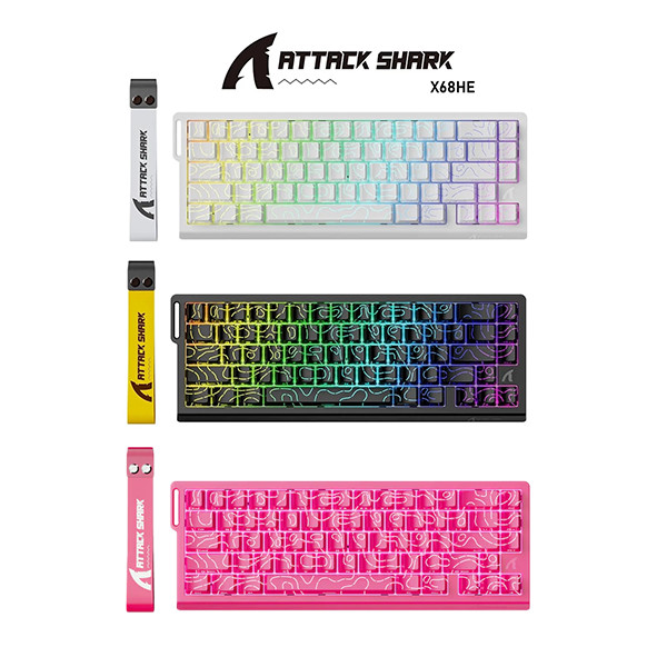 Attack Shark [X68HE] Magnetic Mechanical Keyboard RGB 8K E-Sports ...