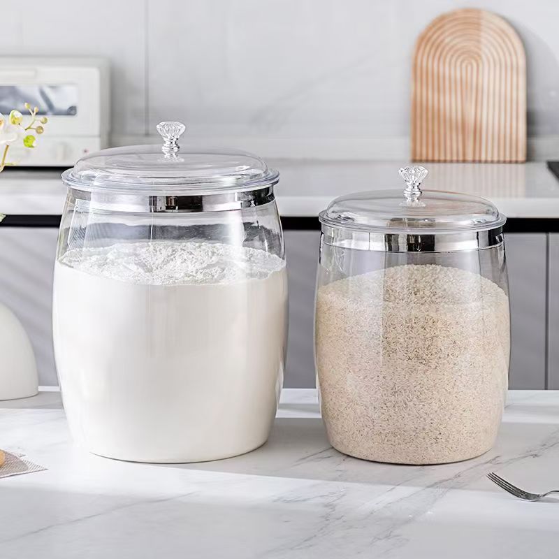 LC Airtight Plastic Kitchen Storage Container Capacity Spices Storage ...