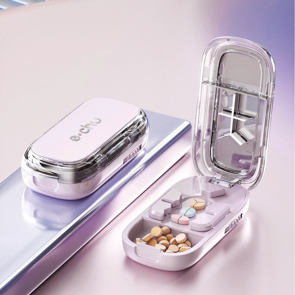 Precise Portable Pill Split Pill Box Tool Two-in-One/Three-in-One/Four ...