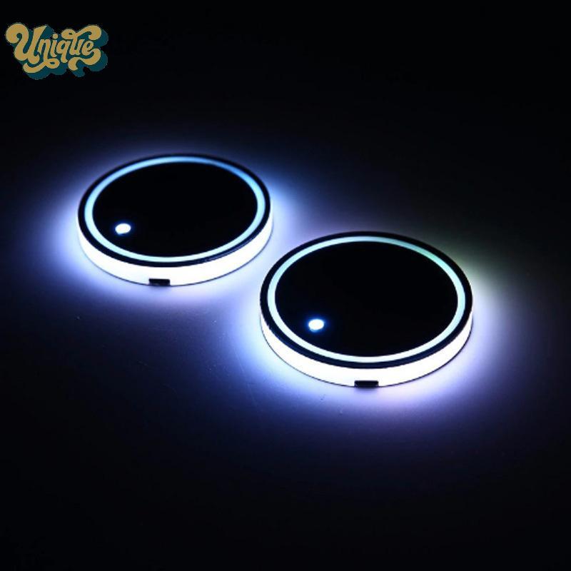 (Unique) 1 Set LED Light Mats Bottle Light Sensor Atmosphere Interior ...
