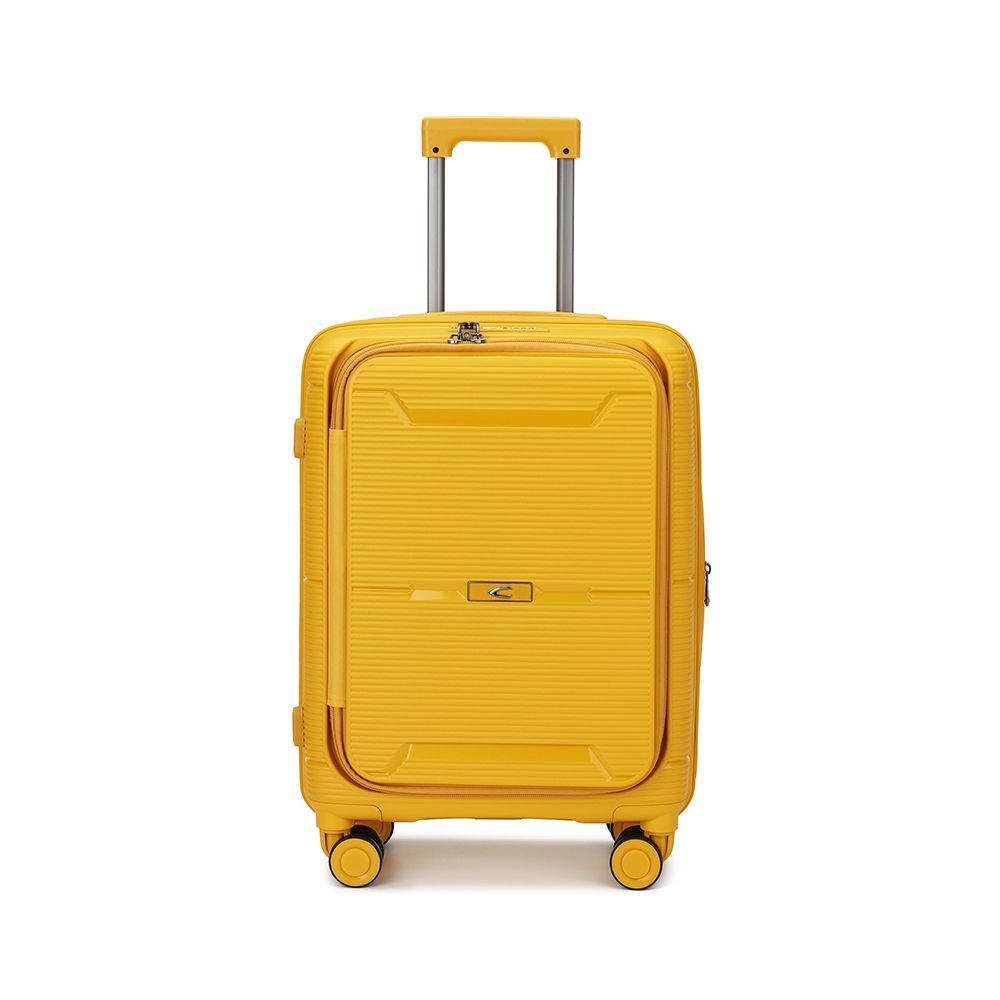 CAMEL ACTIVE Front Opening 20 Inch Zipper Trolley Case HC 8W+TSA+